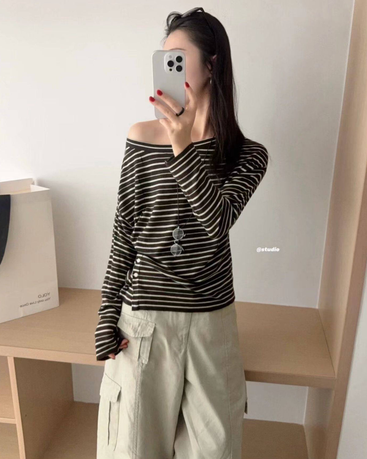 Rina Stripe Top