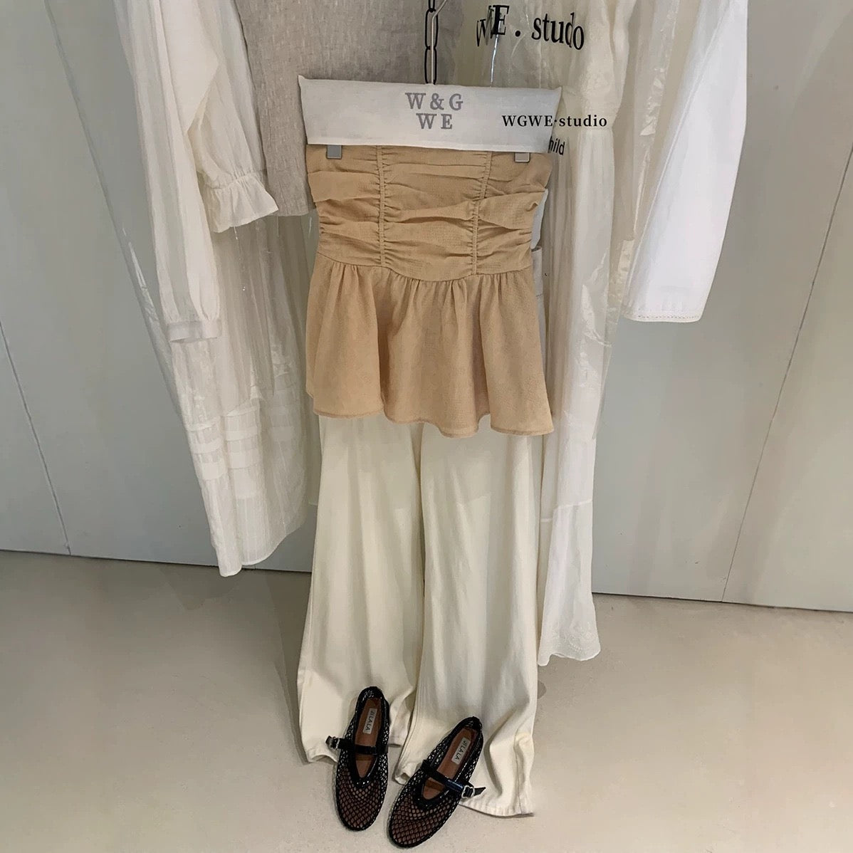 Ruched Tube Top