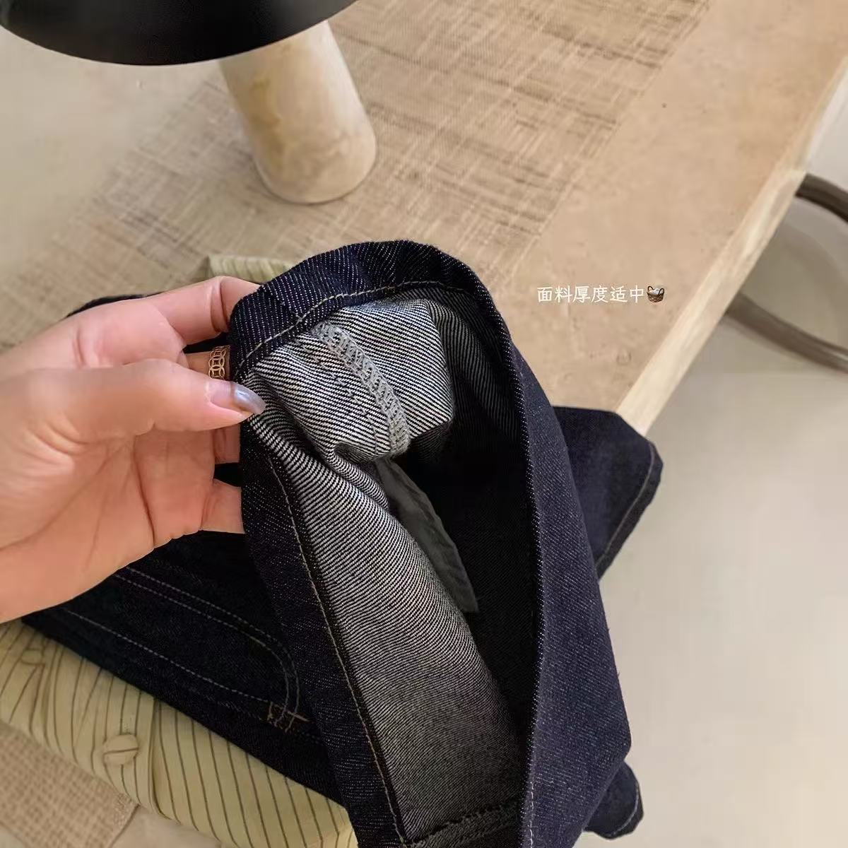 High Waisted Wide Leg Denim Shorts