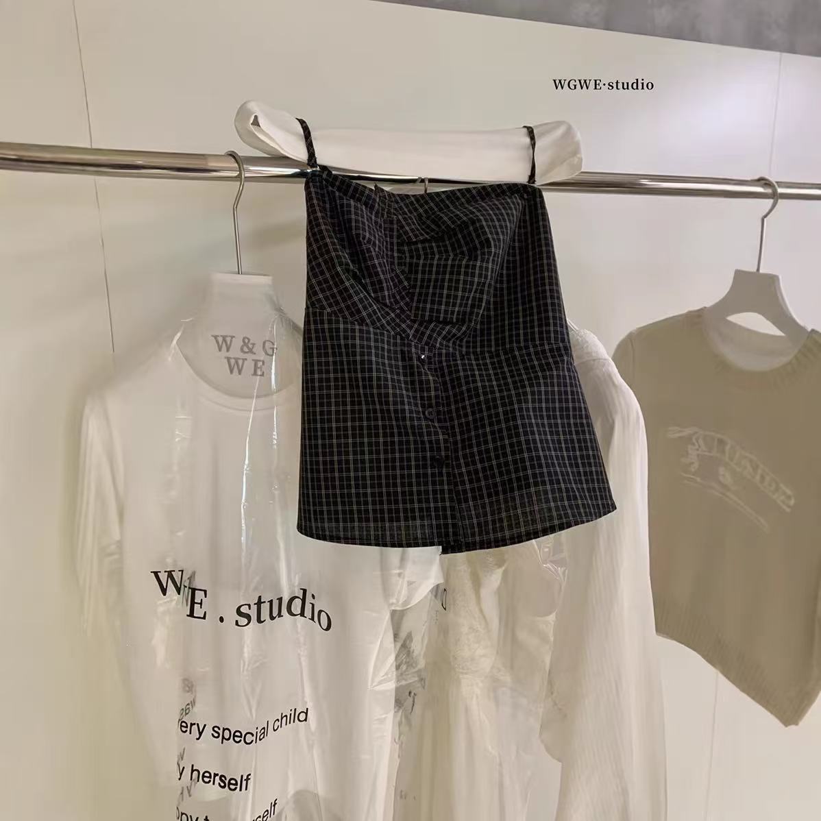 Striped / Plaid Tube Top