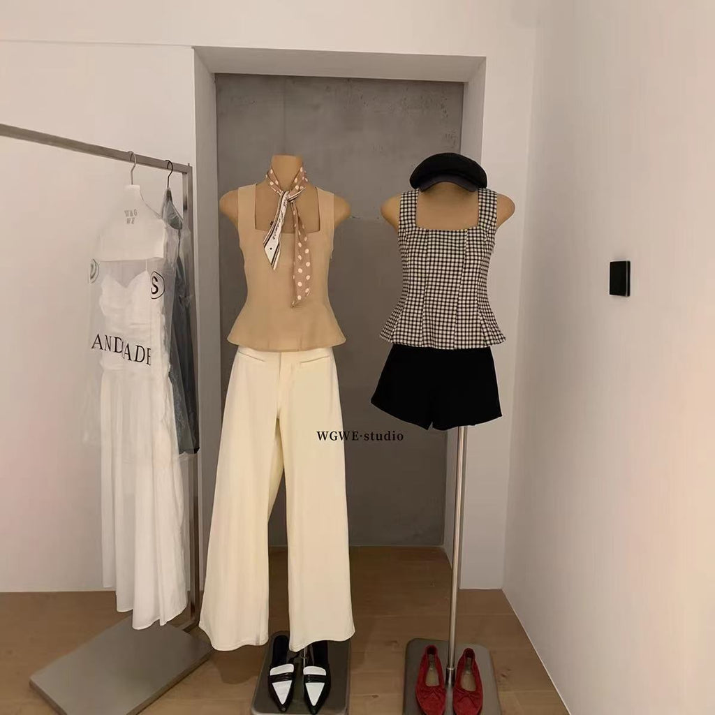 Square Neck Corset Top