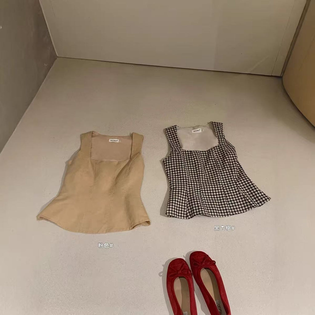Square Neck Corset Top
