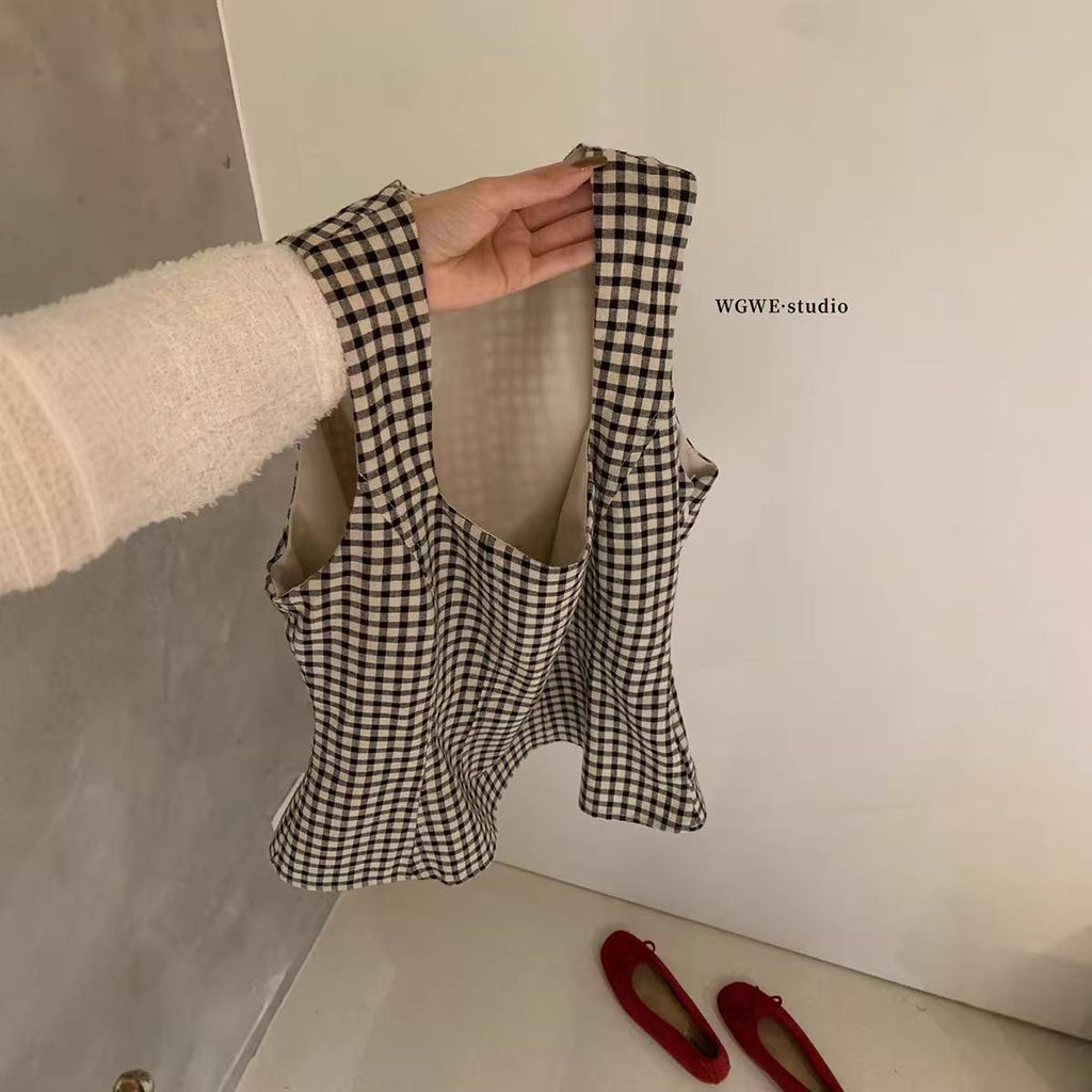 Square Neck Corset Top